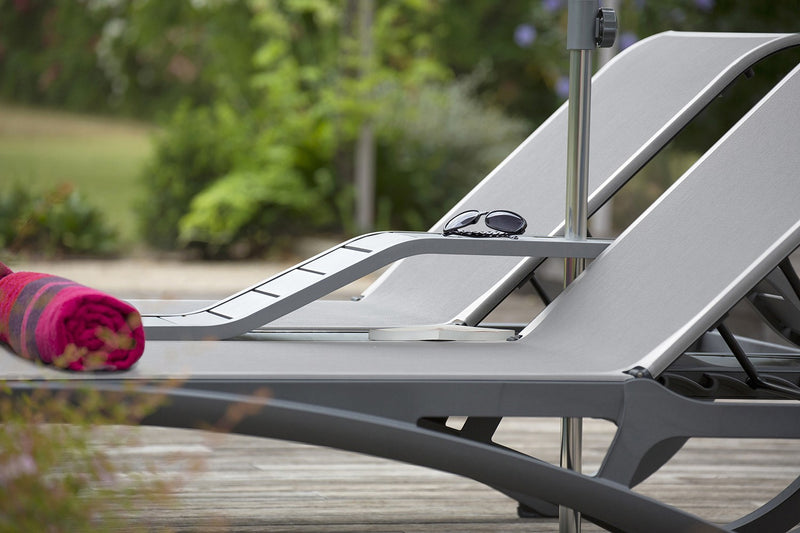 Sunset Duo Stacking Chaise w/ Center Console