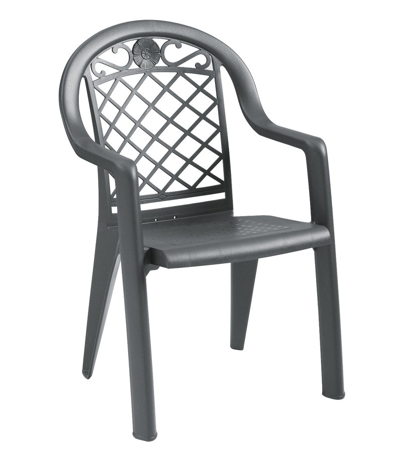 Savannah  Highback Stacking Outdoor Armchair