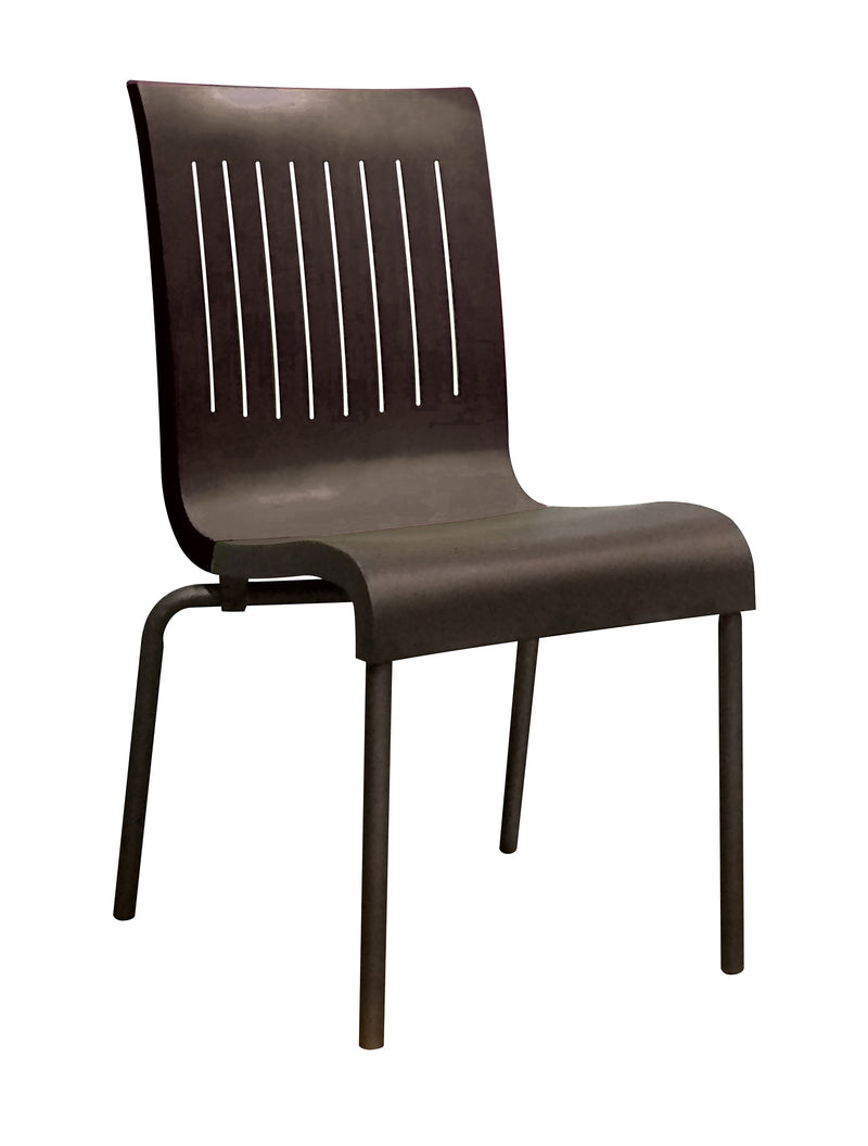 Viva Resin Stacking Sidechair w/ Slat Back