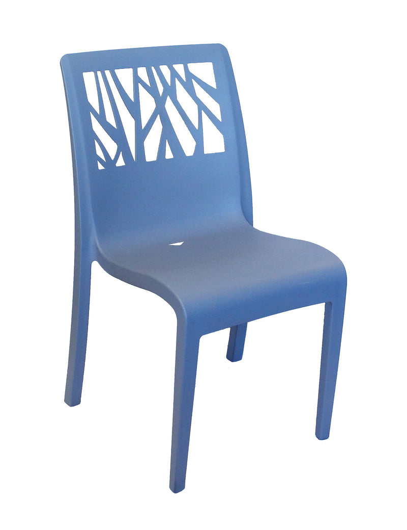 Vegetal Resin Stacking Sidechair