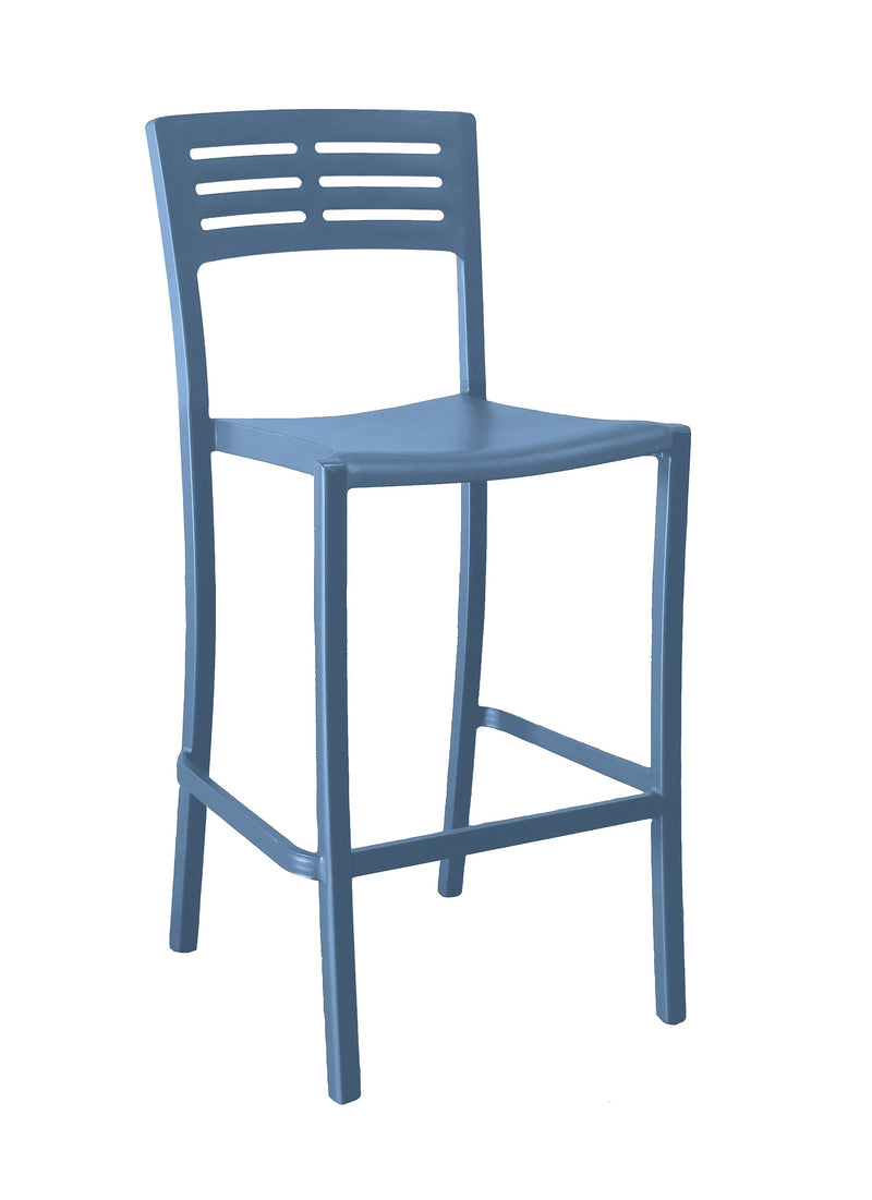 Vogue Barstool w/ Half Ladder Back