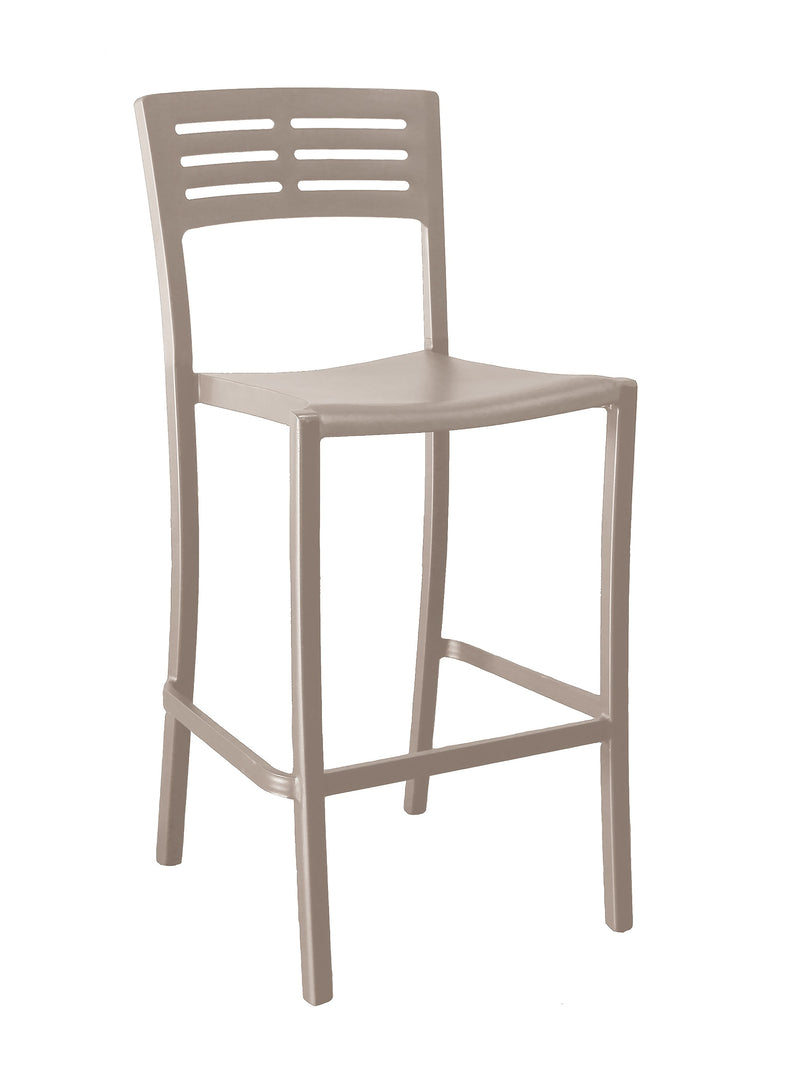 Vogue Barstool w/ Half Ladder Back