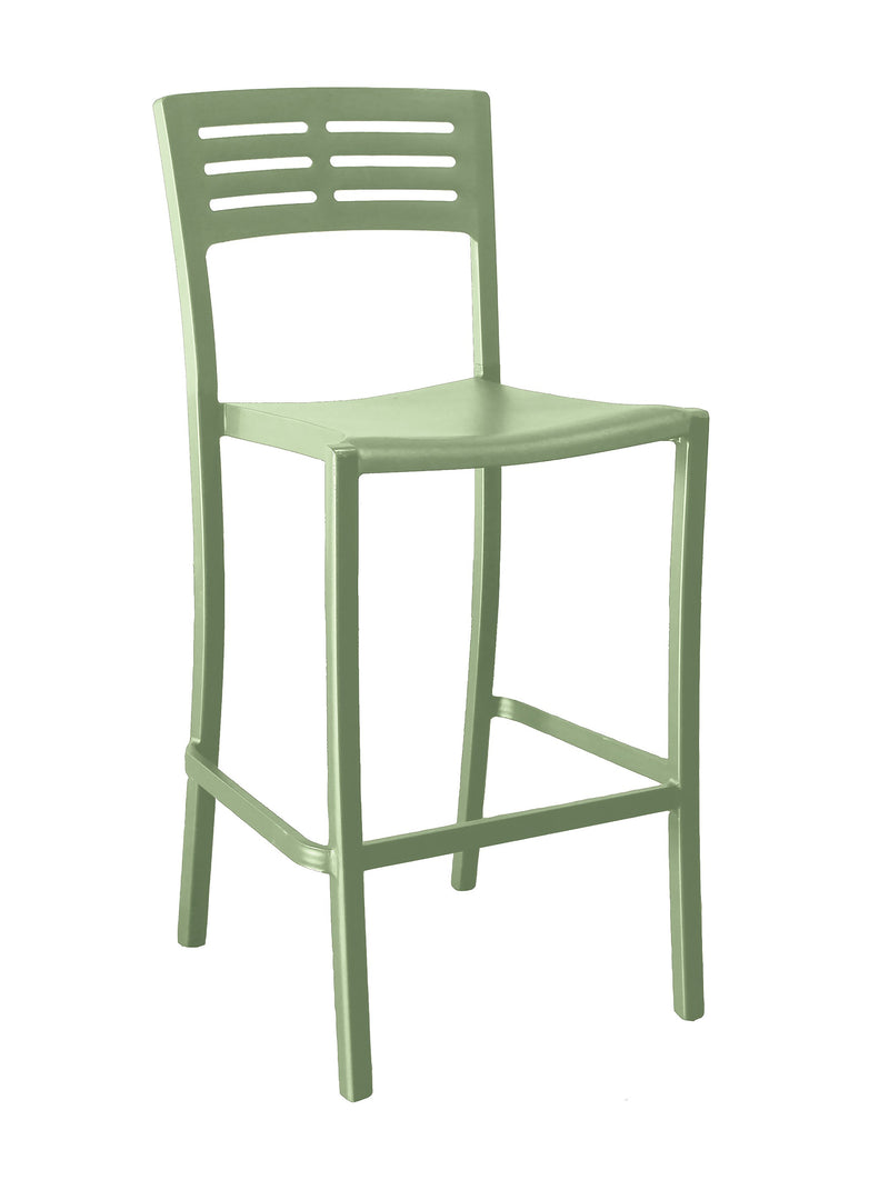 Vogue Barstool w/ Half Ladder Back