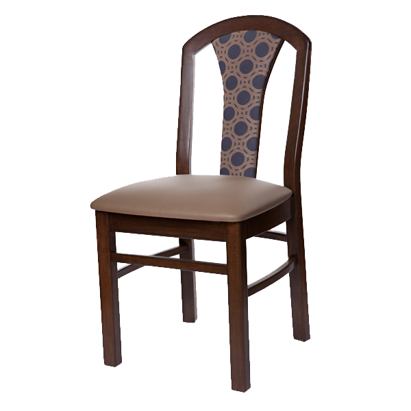 Classic Style Cabaret Side Chair With Upholstered Seat & Back OD222USB