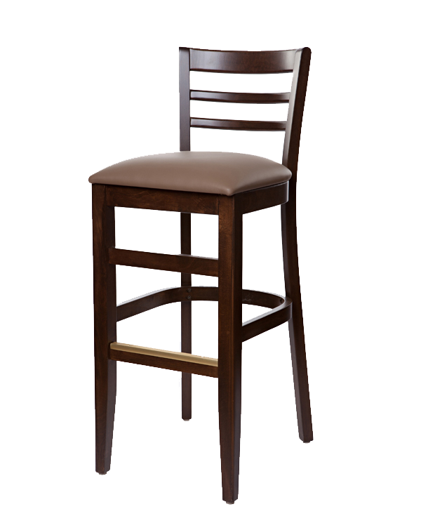 Classic Style Cafe Barstool With Upholstered Seat OD246US