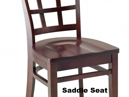 Vibe Beechwood Chair with Wood Back Side