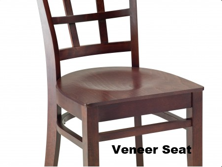 Contempo Beechwood Chair with Lattice Back