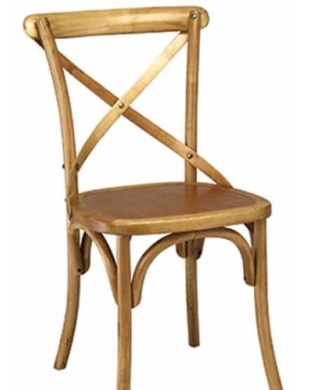 Rustic Natural Finish Elm Bentwood Restauarnt Chair