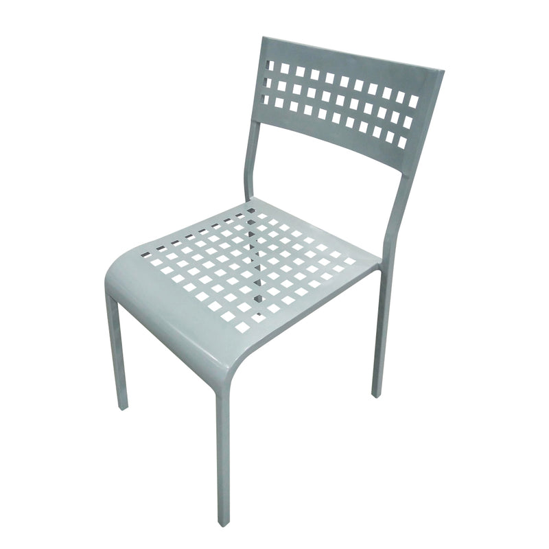 Grid Aluminum Side Chair
