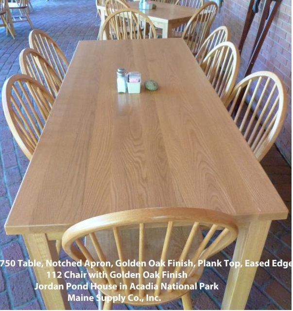 750ORFD Series Multi-Purpose Oak Solid Wood Table