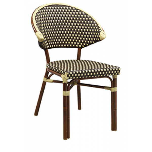 Capri Aluminum Chair w/ Curved Back, GA815