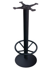 Cast iron  Round Base Bar Height w/ Footring