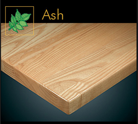 2400 Series Contemporary Ash Plank Table Top