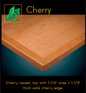 3250 Series Cherry Veneer Table Top