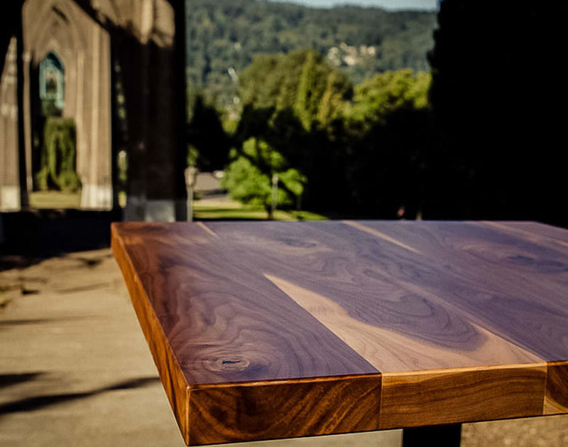 FSC® Certified American Walnut Plank Table Top