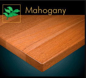 2600 Series Elegant Mahogany Plank Table Top