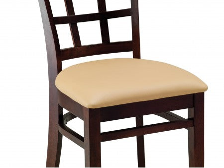 Vibe Beechwood Chair with Wood Back Side