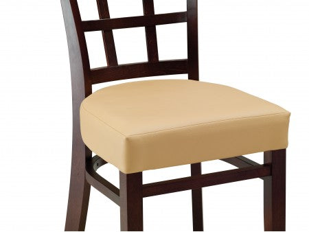 Contempo Beechwood Chair with Lattice Back