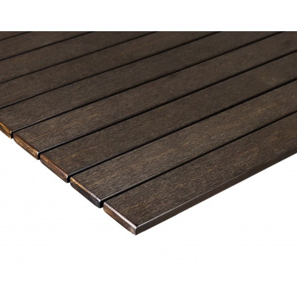 ST Series Aluminum Frame With Synthetic Teak Slats Table Top