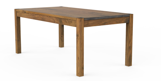 Solid Wood Plank Top Classic Parsons Tables