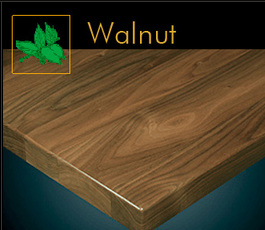 3000 Series Contemporary Walnut Plank Table Top
