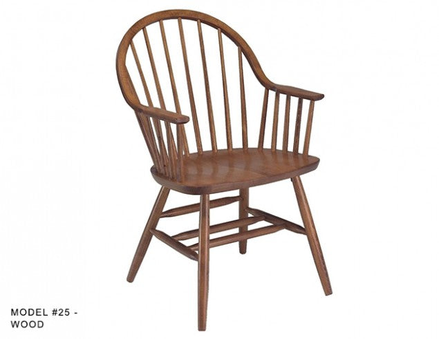 Windsor Arm Chair with Hoop Back and Spindles, MD25