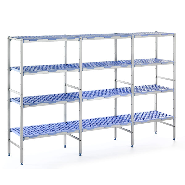 Tournus stationary unit with extentions / add-ons shelving