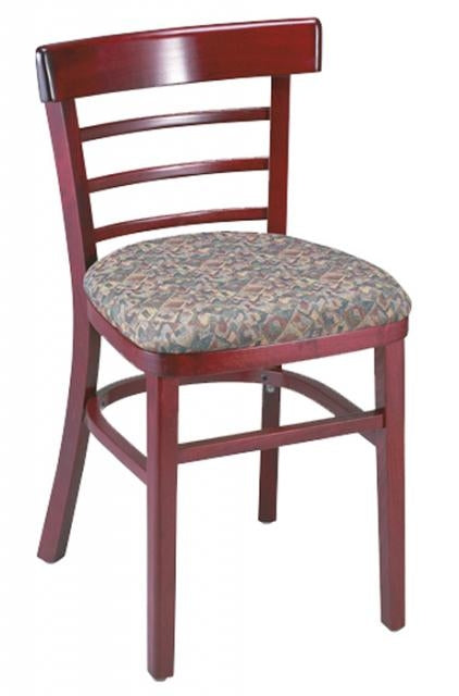 2GA1105PSRFD Wood Ladderback Restaurant Chair